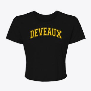 Deveaux Junior High School Varsity Arch Women's Crop Top