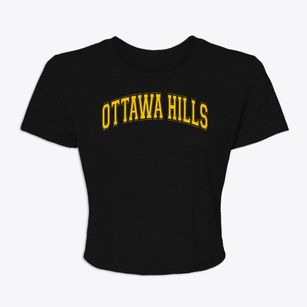 Ottawa Hills Elementary School Varsity Arch Women's Crop Top