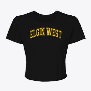 Elgin West Elementary School Varsity Arch Women's Crop Top
