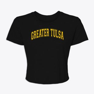 Greater Tulsa Christian Academy Varsity Arch Women's Crop Top