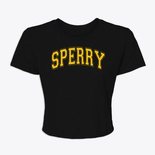 Sperry Elementary School Varsity Arch Women's Crop Top