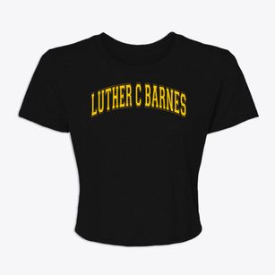 Luther C Barnes Elementary School Varsity Arch Women's Crop Top
