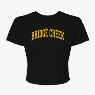 Bridge Creek Elementary School Varsity Arch Women's Crop Top