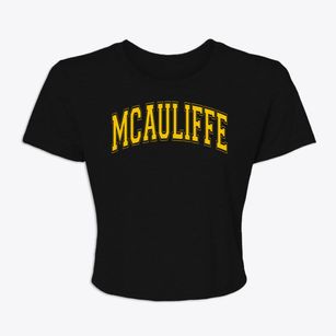 Mcauliffe Elementary School Varsity Arch Women's Crop Top