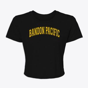 Bandon Pacific Christian School Varsity Arch Women's Crop Top