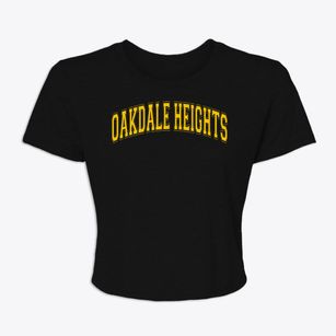 Oakdale Heights Elementary School Varsity Arch Women's Crop Top