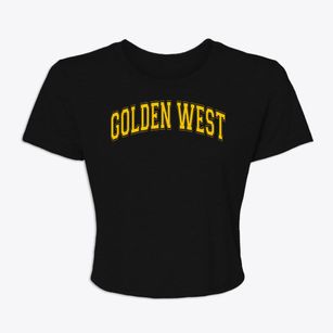 Golden West Elementary School Varsity Arch Women's Crop Top