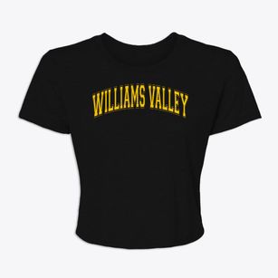 Williams Valley High School Varsity Arch Women's Crop Top