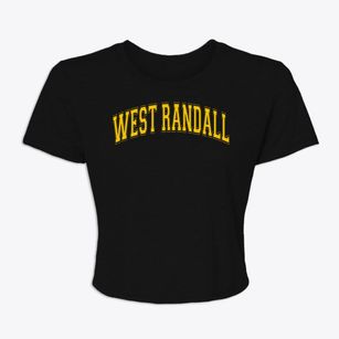 West Randall Elementary School Varsity Arch Women's Crop Top