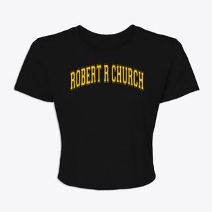 Robert R Church Elementary School Varsity Arch Women's Crop Top