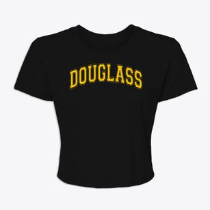 Douglass Elementary School Varsity Arch Women's Crop Top