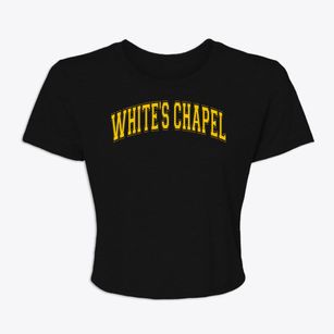 White's Chapel Elementary School Varsity Arch Women's Crop Top