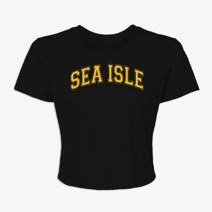 Sea Isle Elementary School Varsity Arch Women's Crop Top