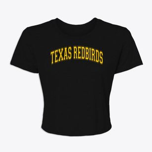 Texas Redbirds Varsity Arch Women's Crop Top