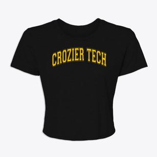 Crozier Technical High School Varsity Arch Women's Crop Top