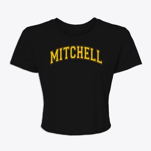 Mitchell Elementary School Varsity Arch Women's Crop Top