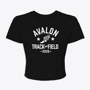 Avalon Elementary School Track and Field Women's Crop Top