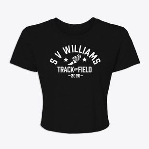 S V Williams Elementary School Track and Field Women's Crop Top