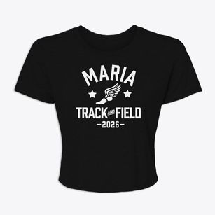 Maria Montessori Elementary School Track and Field Women's Crop Top