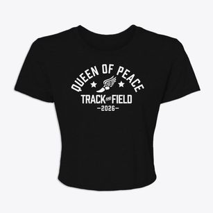 Queen Of Peace Catholic Church Track and Field Women's Crop Top