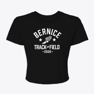 Bernice High School Track and Field Women's Crop Top