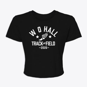 W O Hall Primary School Track and Field Women's Crop Top