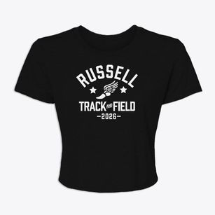 Russell Elementary School Track and Field Women's Crop Top