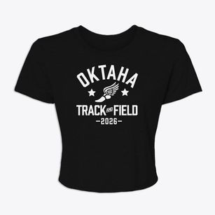 Oktaha High School Track and Field Women's Crop Top