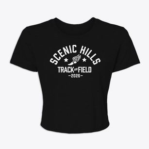 Scenic Hills Elementary School Track and Field Women's Crop Top