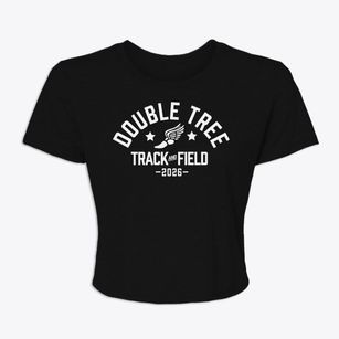 Double Tree Elementary School Track and Field Women's Crop Top