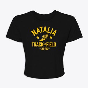 Natalia High School Track and Field Women's Crop Top