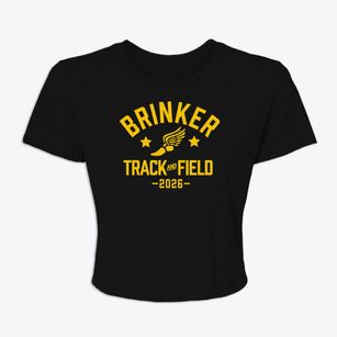 Brinker Elementary School Track and Field Women's Crop Top