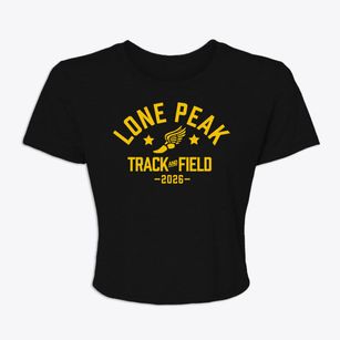 Lone Peak Elementary School Track and Field Women's Crop Top