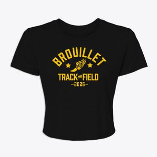 Brouillet Elementary School Track and Field Women's Crop Top