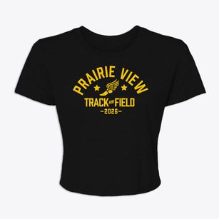 Prairie View Elementary School Track and Field Women's Crop Top