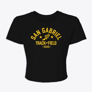 San Gabriel Elementary School Track and Field Women's Crop Top