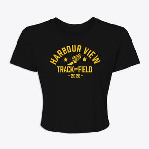 Harbour View Elementary School Track and Field Women's Crop Top