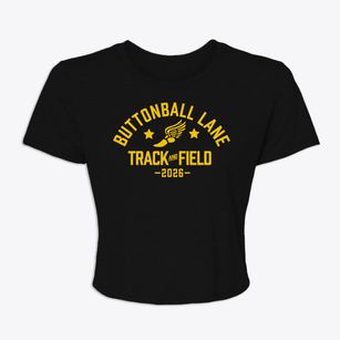 Buttonball Lane Elementary School Track and Field Women's Crop Top