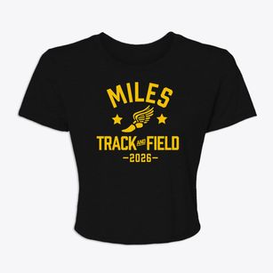 Miles Elementary School Track and Field Women's Crop Top
