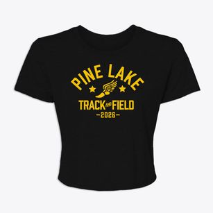 Pine Lake Elementary School Track and Field Women's Crop Top