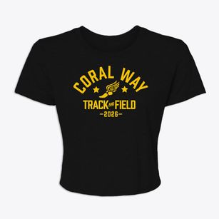 Coral Way K-8 Center Track and Field Women's Crop Top