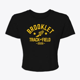 Brooklet Elementary School Track and Field Women's Crop Top