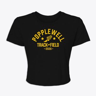 Popplewell Elementary School Track and Field Women's Crop Top
