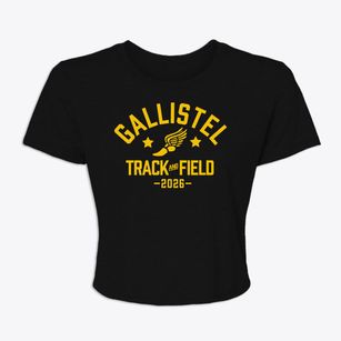 Gallistel Language Academy Branch Track and Field Women's Crop Top