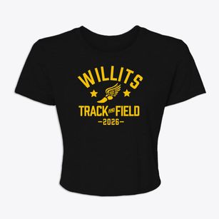 Willits Elementary School Track and Field Women's Crop Top