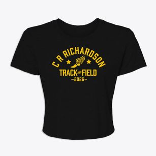 C R Richardson Elementary School Track and Field Women's Crop Top