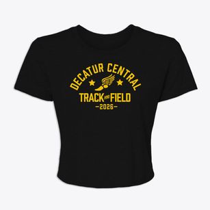 Decatur Central High School Track and Field Women's Crop Top