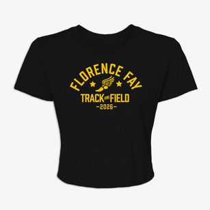 Florence Fay Elementary School 21 Track and Field Women's Crop Top