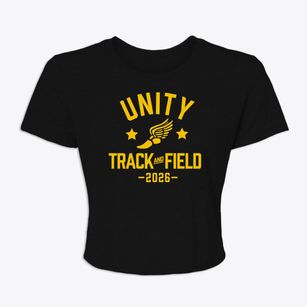 Unity Christian High School Track and Field Women's Crop Top
