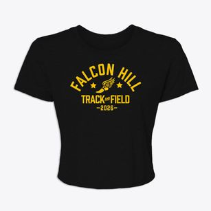 Falcon Hill Elementary School Track and Field Women's Crop Top
